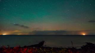 Aurora and Airglow at the Baltic Sea on Nov 1st 2016 [upl. by Keraj]