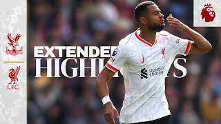 Extended Highlights Crystal Palace 01 Liverpool  Gakpo sets up a Jota winner [upl. by Digdirb756]