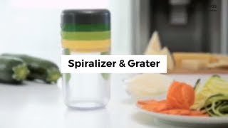 InnovaGoods Kitchen Foodies Spiralizer amp Grater [upl. by Vaughn253]