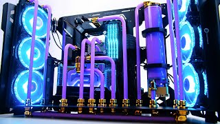 6000 WATER COOLED Asus RTX 3090 Gaming PC build w Benchmarks [upl. by Llieno184]