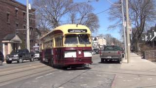 Toronto Heritage Streetcar on Kingston Road Toronto Transit Commission TTC [upl. by Fenner]