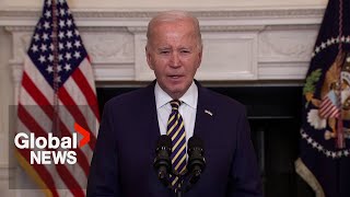 Biden slams “Trump and his MAGA friends” for bipartisan immigration bill stall [upl. by Dahcir102]