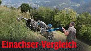 EinachserVergleich Rapid Monta Terratec Ibex Reform Motech und Brielmaier Motormäher im Test [upl. by Arzed]