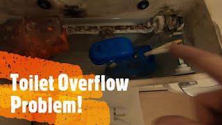 Toilet Cistern Overflowing amp how to fix it [upl. by Ferd]