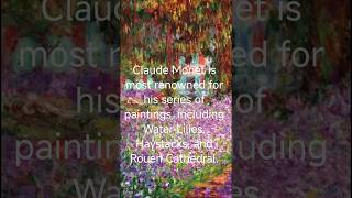 BEAUTIFUL 🖌️paintings of Claude Monet history painting monet claudemonet [upl. by Sirk]