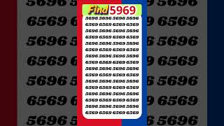 IQ Test 5969 short maths mathstricks education puzzle duetresult quiz riddels gkinhindi gk [upl. by Abbye]