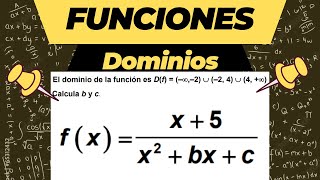 ✅Dominio de una función fracción algebraica con parámetros [upl. by Florenza494]