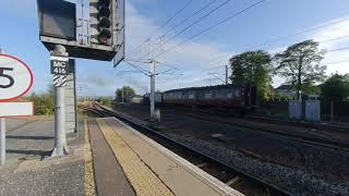 Carstairs Steam engine 62005 on 20190915 at 1725 VR180 [upl. by Calabrese]