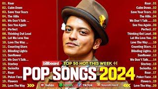 Bruno Mars Ed Sheeran The Weeknd Maroon 5 Adele Dua Lipa Rihanna  Billboard Top 50 This Week [upl. by Anuqahs]