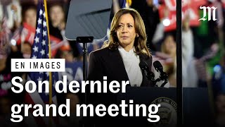 Kamala Harris multiplie les attaques envers Donald Trump pour son dernier grand meeting [upl. by Llerdnam785]