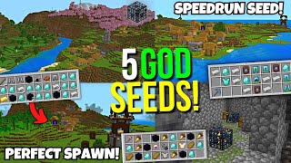 🔥SEEDS Best Seeds for Minecraft 121 Bedrock Edition MCPE SEEDS [upl. by Parlin519]