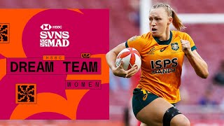 Which seven players made the Madrid HSBC SVNS Womens Dream Team [upl. by Hinckley]