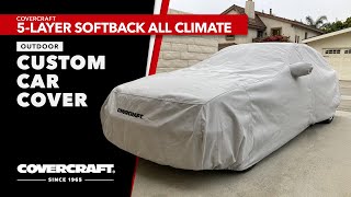 Custom Covercraft 5Layer Softback All Climate Car Cover Fabric [upl. by Hiro]