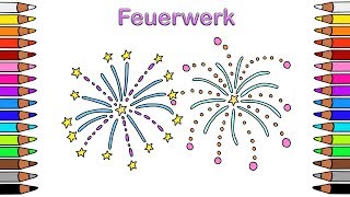 Ausmalbilder für Kinder 🎨​ Malbuch für Kinder 🎉​ Malen für Kinder 🎉​​ Ausmalbilder 🎉​ Feuerwerk [upl. by Matelda]