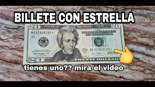 BILLETES con ESTRELLA Algunos valen una FORTUNA Miren el video [upl. by Galer]