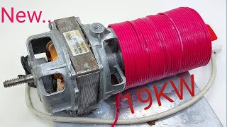 How to Make 220v 19kw Free Energy With 220v AC Light Bulb Transformer And 100 Copper Wire [upl. by Cailly]