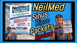 NeilMed Sinus Rinse Saline Refill Packets Review and How to Use [upl. by Sheree]