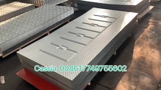 Stamped Steel Door Panel Galvanized Steel Door Sheet [upl. by Edlyn]