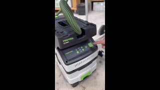 Festool KSC 60 Cordless Mitre Saw  CTC Midi I Cordless Dust Extractor [upl. by Eiromem]