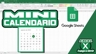 ¿Cómo Insertar un Mini Calendario en Google Sheets [upl. by Ciri]