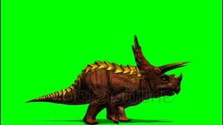 Torosaurus running green screen for Sticknodespro6522 [upl. by Harutak]