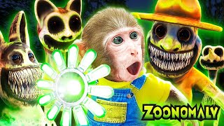 KiKi Monkey escape from Zoonomaly Monster 😱😱😱  KUDO ANIMAL KIKI [upl. by Nawad661]