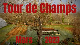 Visite du jardin pédagogique Mars 2023 [upl. by Macnamara]