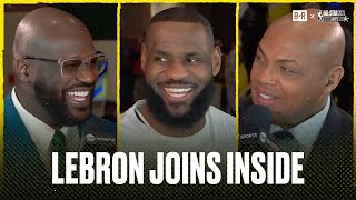 LeBron James Talks 20th AllStar Game Warriors Rumors on Inside the NBA  2024 NBA AllStar Weekend [upl. by Aleta]