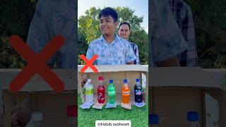 Taste And Guess The Cold Drink Challenge shorts [upl. by Oika]