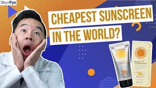 We Found The CHEAPEST Sunscreen In The World [upl. by Liva]