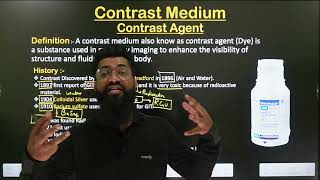 Contrast Medium  Introduction amp History  Part1  In Hindi  Radiology Contrast Agent [upl. by Sidon]