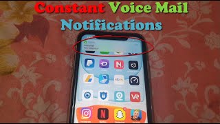 Voicemail Notification Wont go away iPhone [upl. by Hildie]