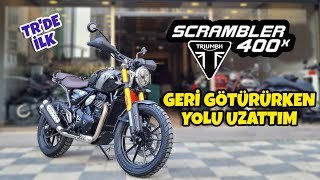 Triumph Scrambler 400 X  Motosiklet Vizyonu [upl. by Post]