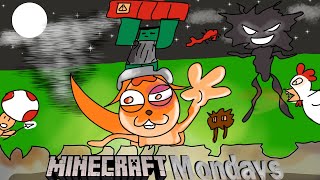 Minecraft Mondays Survival with AddOns Part 2 I CANT EVEN GET IN A CAVE [upl. by Einrae329]