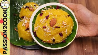 Heavenly Badam Halwa Bliss  Almond Halwa [upl. by Rickart]