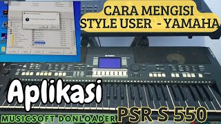 Cara Memasukan Style Non Sampling ke dalam User Keyboard menggunakan aplikasi Musicsoft Downloader [upl. by Nodnorb184]