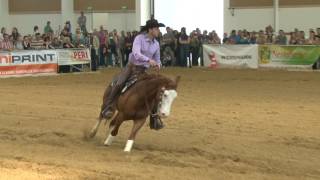 Grischa Ludwig Western Horse Show Wels 2016 NRHA Open [upl. by Maudie836]