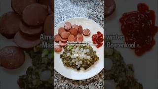 Stamppot Boerenkool • Mashed Kale winterfoods livinginthenetherlands cooking [upl. by Onig]