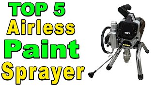 TOP 5 Best Airless Paint Sprayer Review 2024 [upl. by Hamachi27]