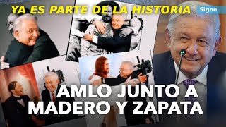 Crean emotivo video de AMLO junto a expresidentes con IA [upl. by Gruchot]