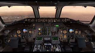 DANA AIR MD82  SUNSET LANDING IN LAGOS  MICROSOFT FLIGHT SIMULATOR [upl. by Radnaskela587]