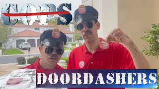 We Became DOORDASH DRIVERS for a DAY funny [upl. by Clintock]