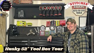 Tool Box Tour From A DIY Mechanic  2023  52quot Husky Heavy Duty [upl. by Narda]