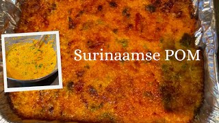 Overheerlijke Surinaamse pom recept [upl. by Larkin647]