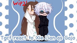 WIP2 Tgcf react to Xie Lian’s future as gojo  jjk  tgcf  gcrv [upl. by Season]