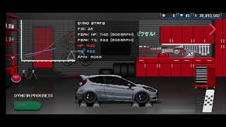 FORD ST DYNO RUN 1400BHP pixelcarracer [upl. by Moritz180]