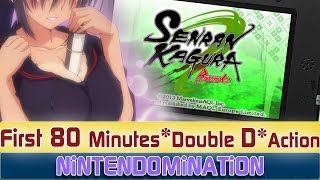 3DS  Senran Kagura Burst  First 80 Minutes Double D Action [upl. by Dylan]