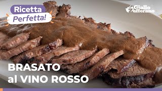 BRASATO al VINO ROSSO super tenero Un secondo intramontabile che mette tutti d’accordo 🥩🍷😍 [upl. by Aliehs]