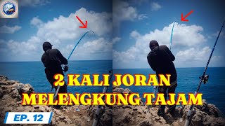 MANCING TEBING 2 KALI STRIKE DENGAN PENGHUNI KARANG mancingmania rockfishing jokoplatAB [upl. by Duester435]