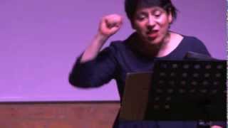 LORE LIXENBERG  quotTa Cathy ta quittéquot recital for Cathy Berberian extracts [upl. by Roskes]